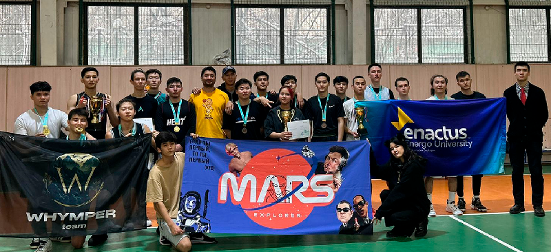 A basketball tournament among student clubs was held at Energo University